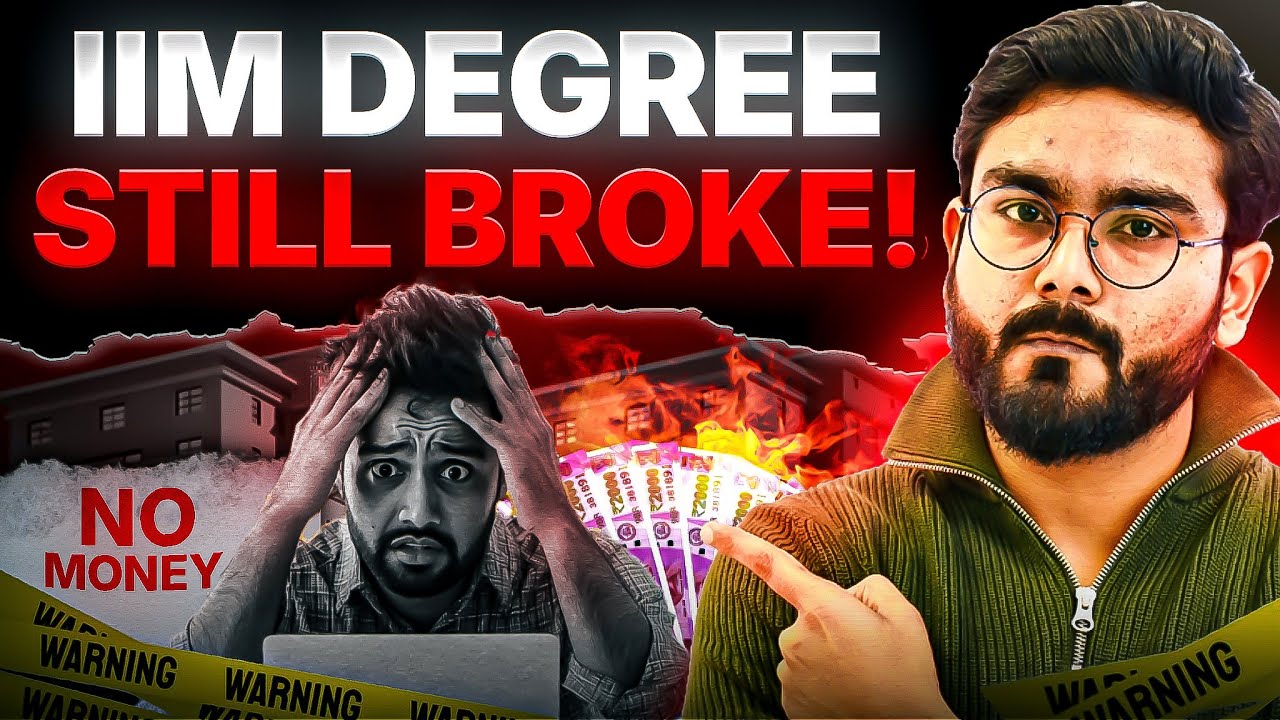 New IIM Graduate Says MBA Made Him Broke | Can’t Afford 1BHK?