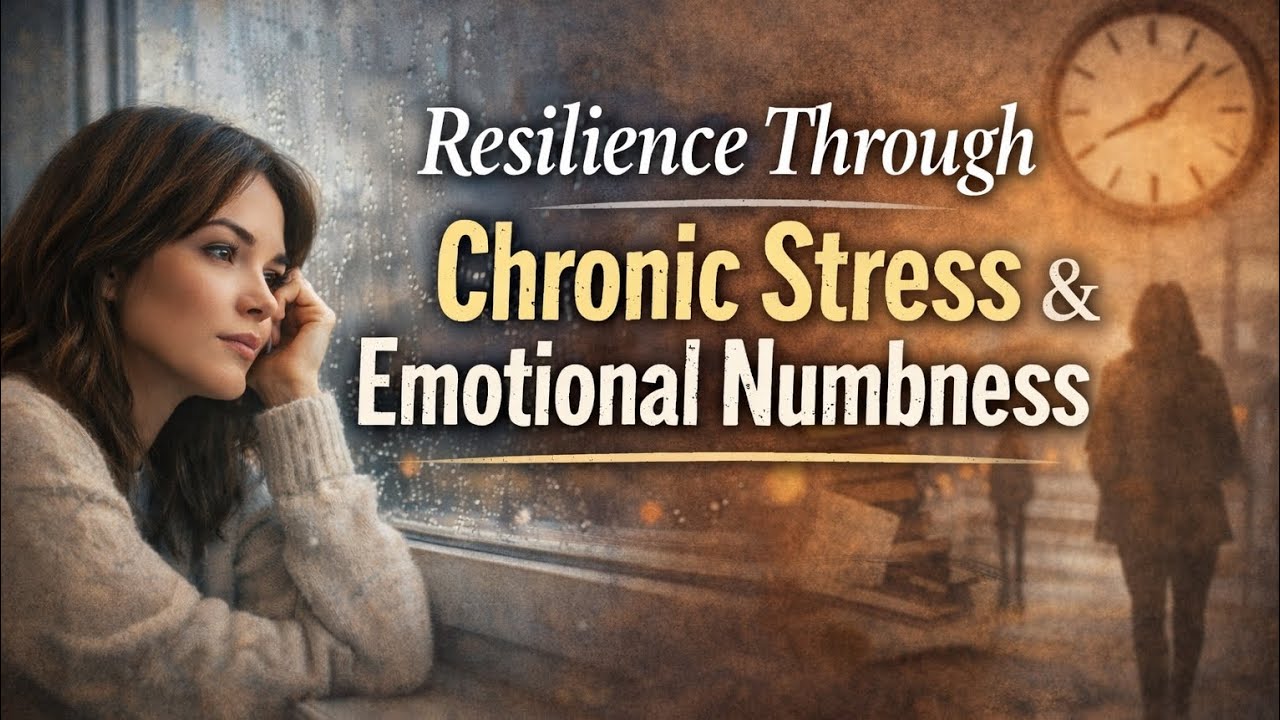 Feeling numb under constant stress? This video helps you reconnect. #MentalHealth #Resilience