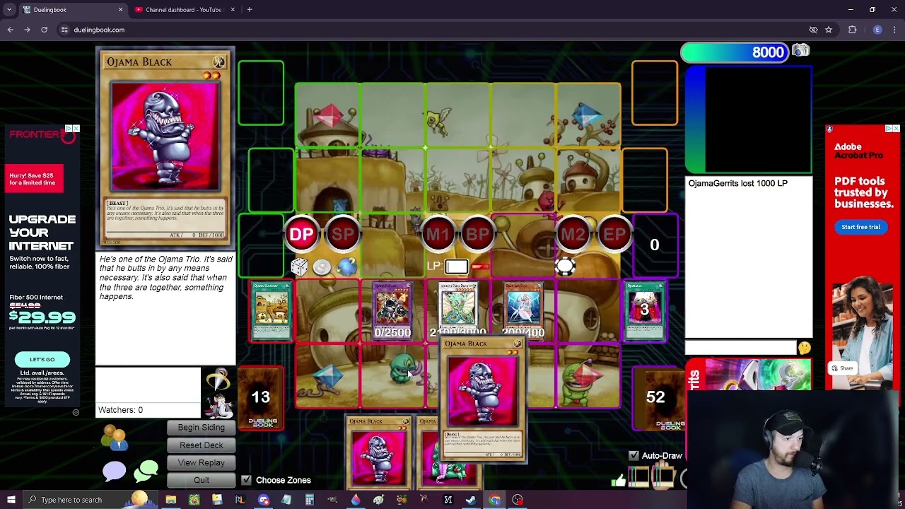 Wombo Combo Ojama MASSIVE DMG!! - Edison Format 2010!!