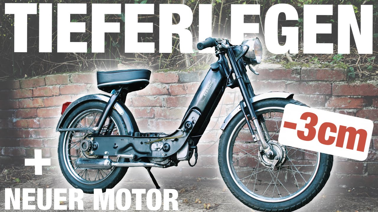 Ein Mofa TIEFER LEGEN- Piaggio Ciao [Tuning Umbau]