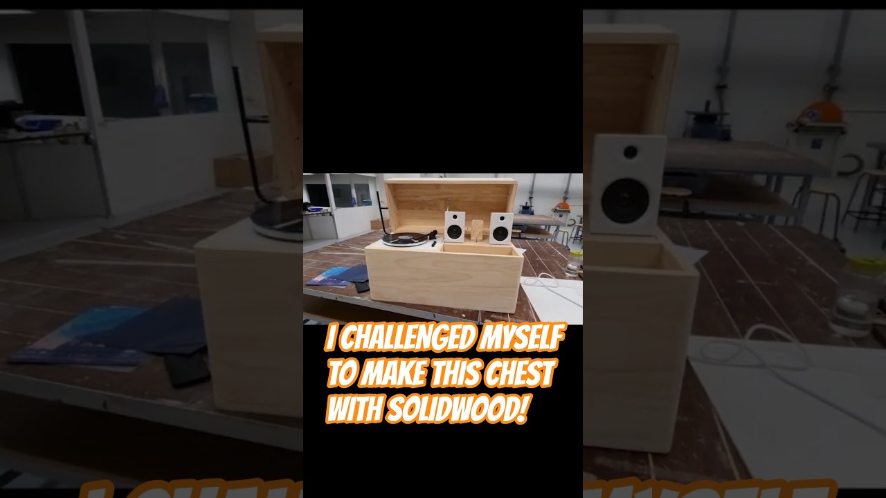 Best turntable chest! #viral #handmade #craft #design #art #skills #woodworking