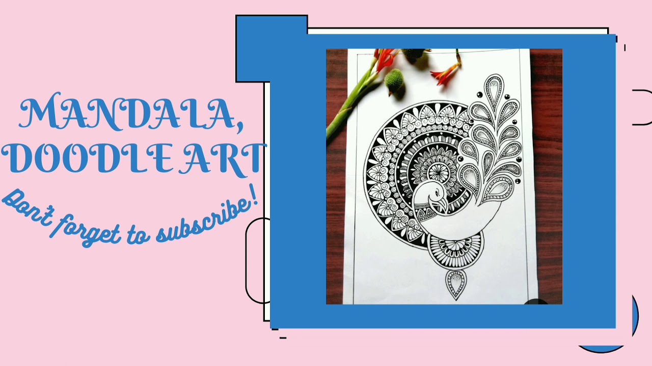 Art Therapy 🎈/Relaxing Mandala Art😀 /How to draw mandala art step by step❤