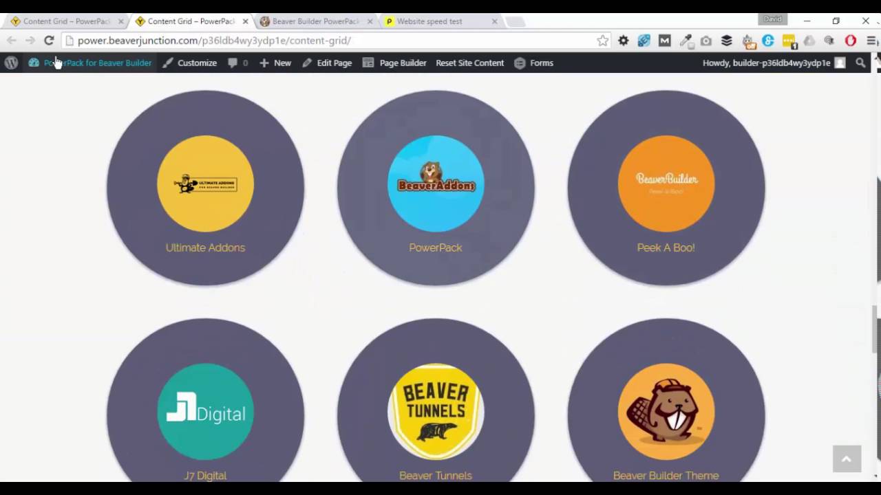 The Amazing Content Grid Module from PowerPack for Beaver Builder with Live Demo