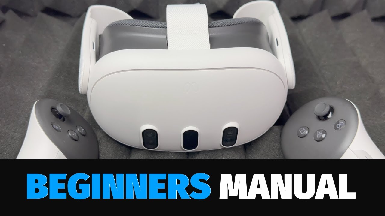 Meta Quest 3 VR Headset Setup Manual Guide for Beginners - New to Meta Quest | Complete Guide