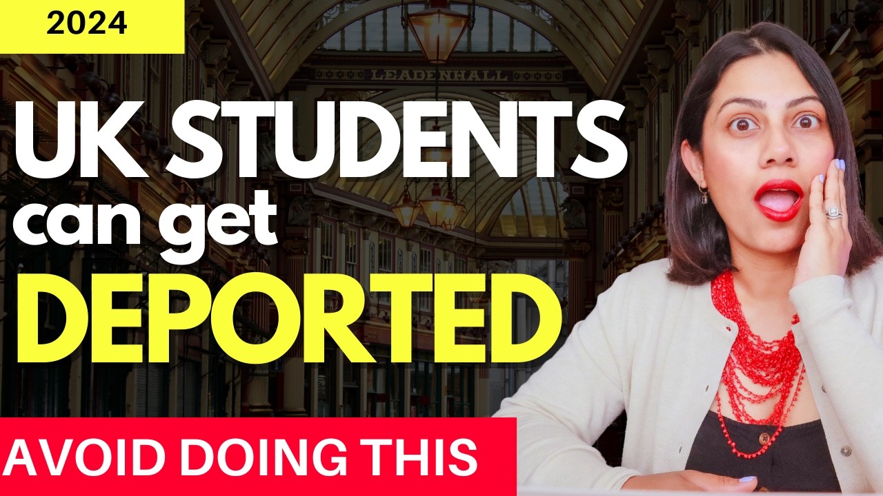UK Students can get DEPORTED for DOING THIS! | Study in UK in 2024 2025
