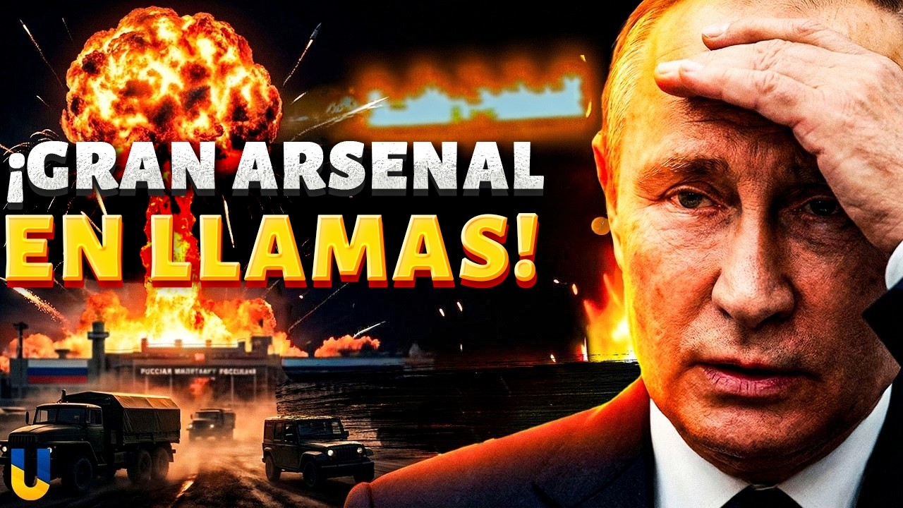 ¡Le VOLARON un enorme arsenal a Putin! Perdido un almacén de misiles. ¡EVACUACIÓN DECLARADA en Rusia