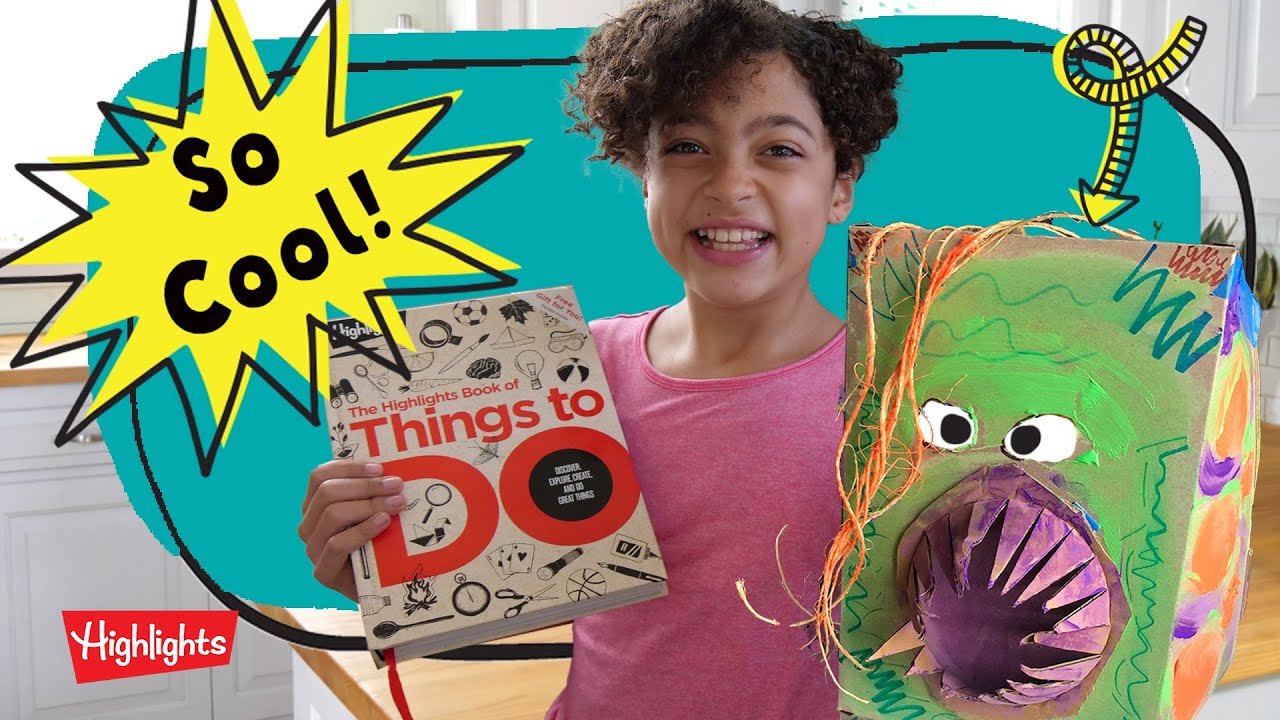 Make a Surprising Mask, Craft Organizer + A Pinhole Camera | Things to Do | Highlights