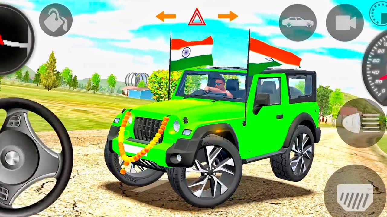 Modified Mahindra Thar😈Games:Indian Green Thar (Gadi Wala Games) Car Game Android Game - #2026