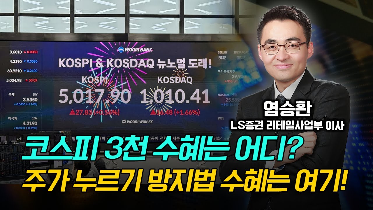 코스피 3천 수혜는 바로 여깁니다!  주가 누르기 방지법, 이 기업에 집중하세요! 이번 주 투자전략 다 정리해드립니다 / 염승환 LS증권 이사 #삼성전자 #SK하이닉스 #현대차