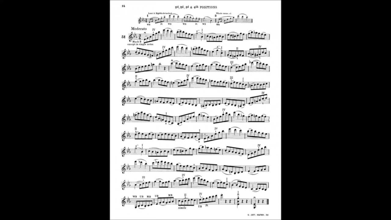 Giovanni Mantovani - Hans Sitt - Studio n. 51 op. 32 (didattica violino)