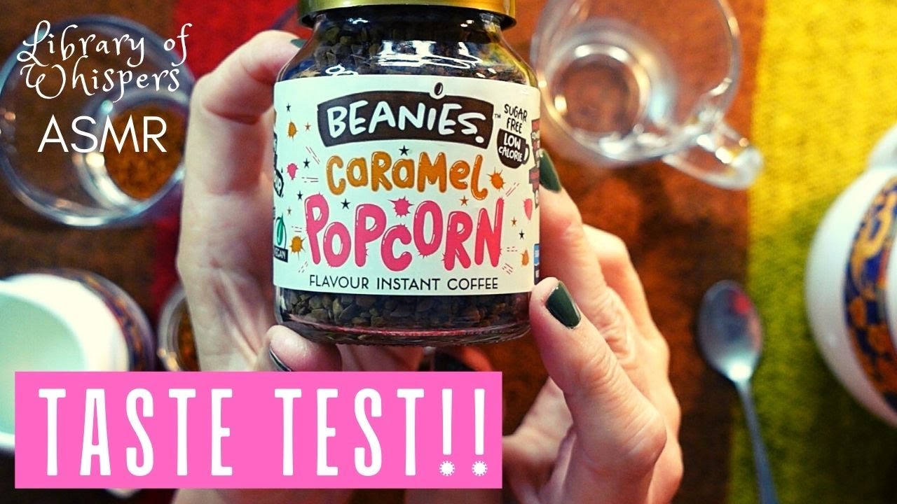 ASMR | Popcorn Coffee?! Taste Testing Coffees & Chocolate Show & Tell + Aldi Sales Circular Whisper