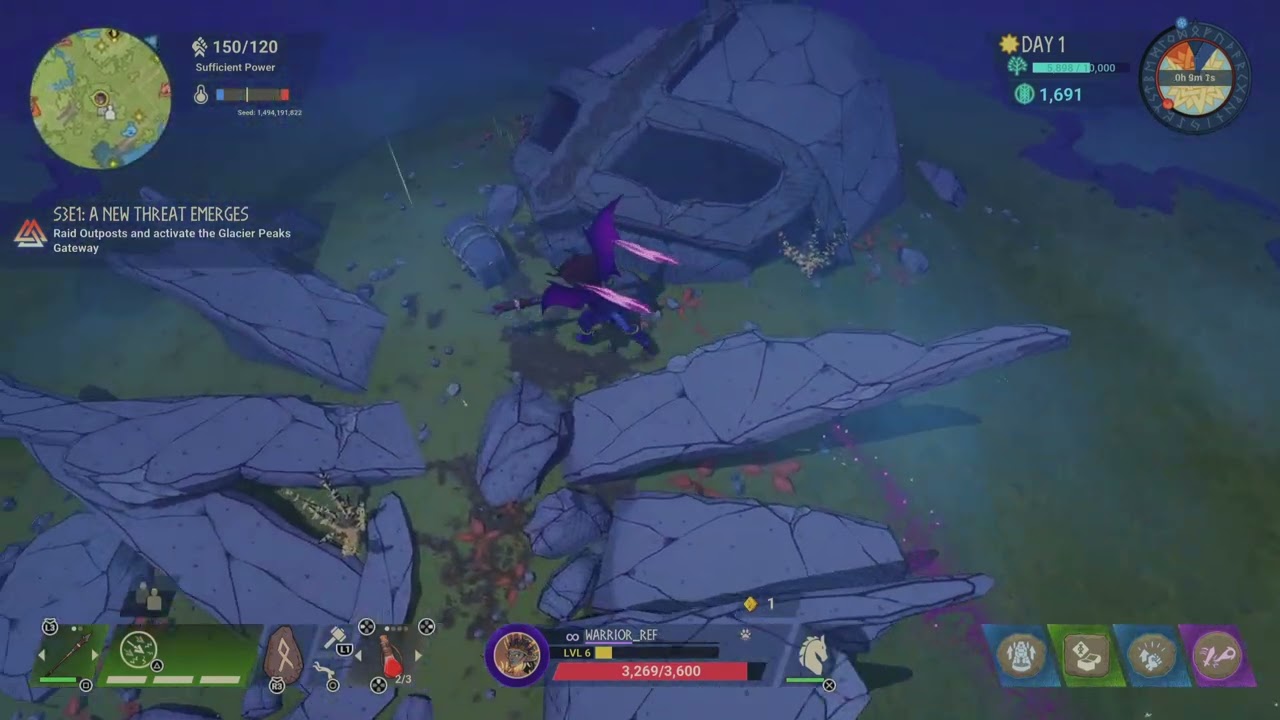Solo Speedrun 50:36 Tribes of Midgard Anniversary