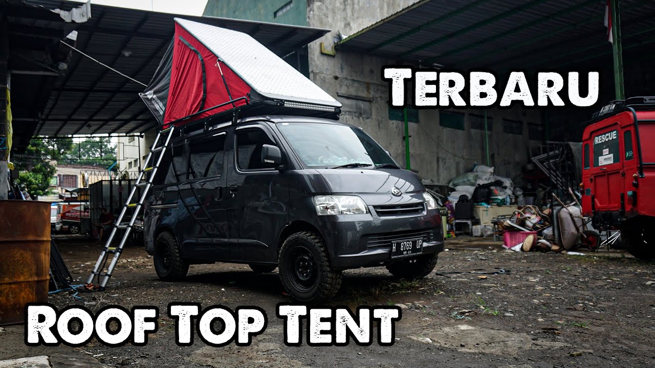 Roof Top Tent Terbaru di pasang di mobil Grandmax