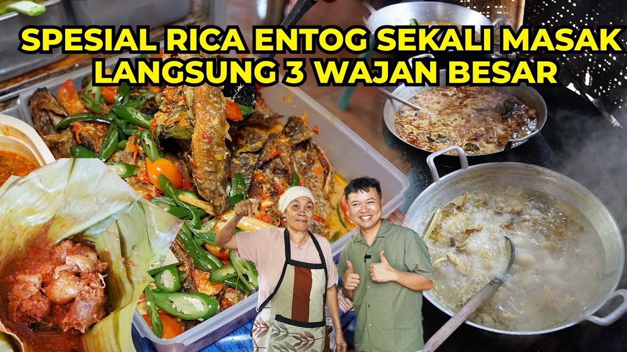 Unik! Habis Dimasak Langsung Dibungkus Daun Pisang! Rica-rica Entog Legend Sejak 1970