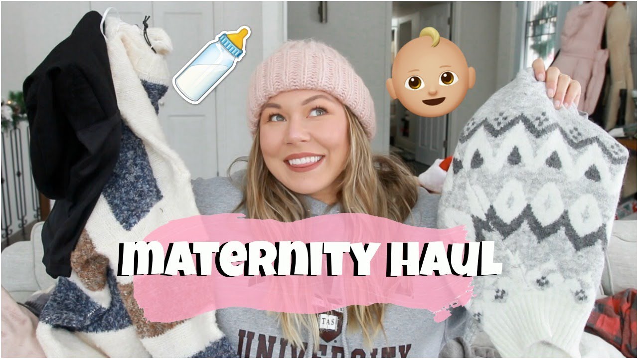 FIRST TIME TRYING MATERNITY CLOTHES // Pregnancy Haul