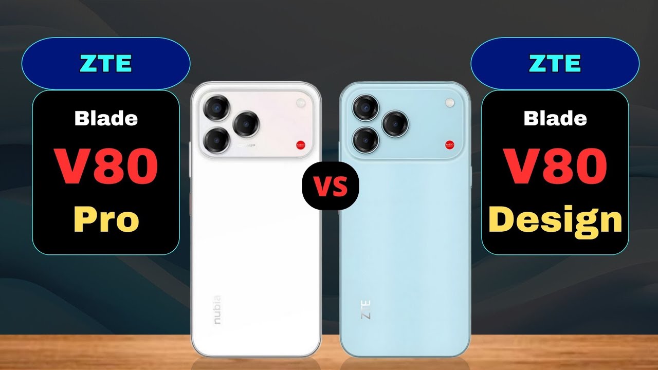 Por&oacute;wnanie konstrukcji ZTE Blade V80 Pro i ZTE Blade V80