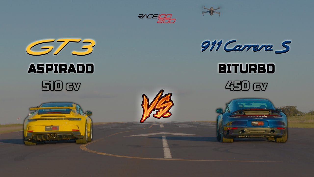 PORSCHE 911 GT3 992 VS PORSCHE 911 CARRERA S 992 | TURBO OU ASPIRADO??