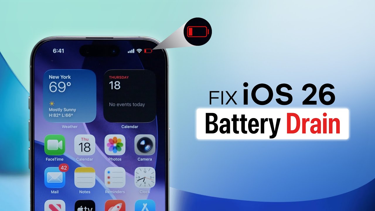 УСТРАНЕНИЕ РАЗРЯДКИ БАТАРЕИ НА iPhone на iOS 26?