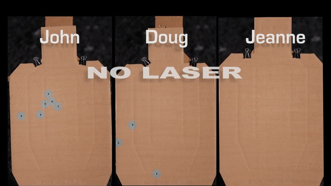 Лазер против отсутствия лазера на переносном пистолете | Gun Talk Laser Lab