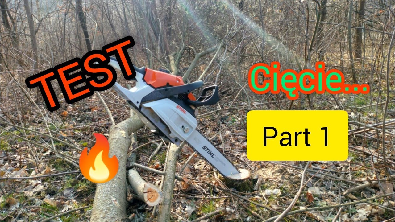 Stihl Ms 162 test w terenie/ czy da radę ?