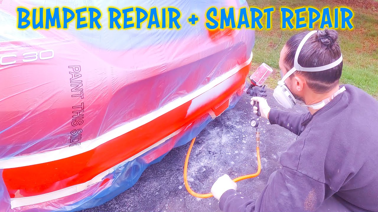 How to do a SPOT BUMPER REPAIR + SMART REPAIR