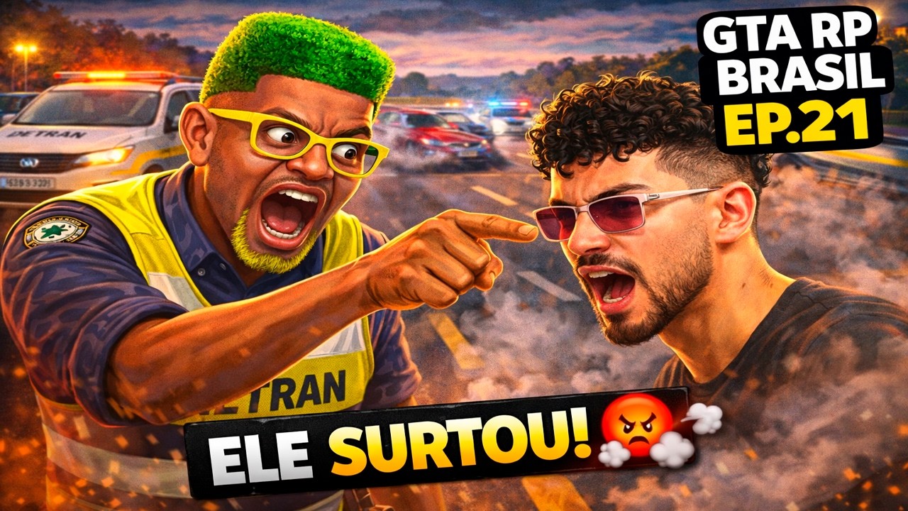 GTA RP BRASIL | EP.21 – PEGUEI O RACHA E O CARA SURTOU COMIGO! 🚨