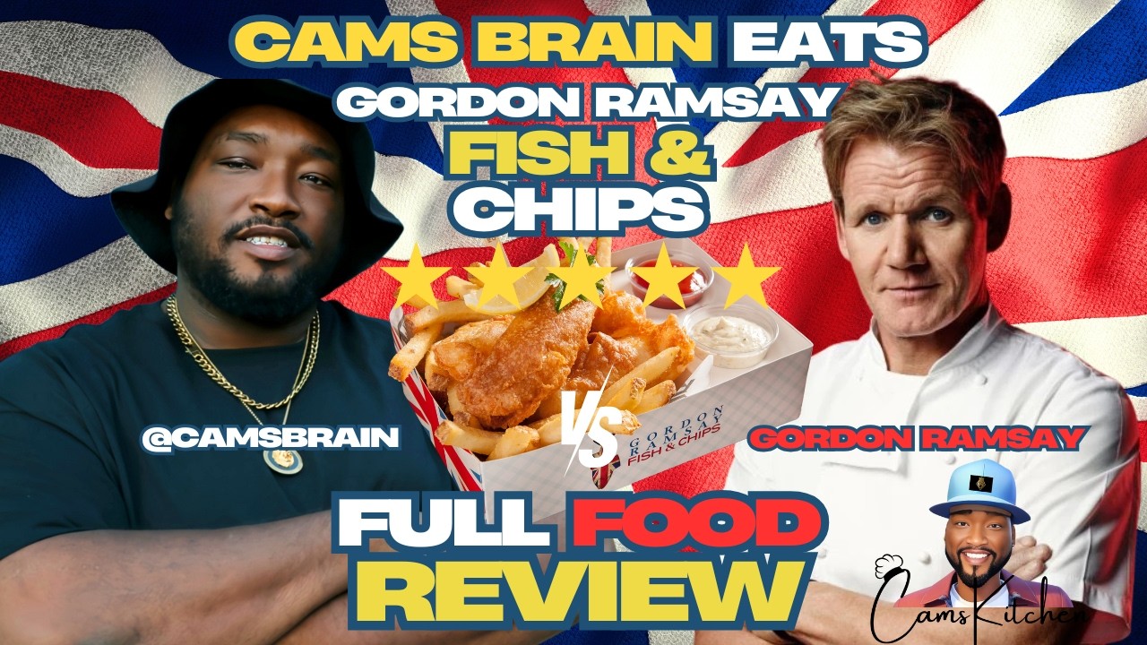 Tasting Gordon Ramsay’s Famous Fish & Chips in Orlando!