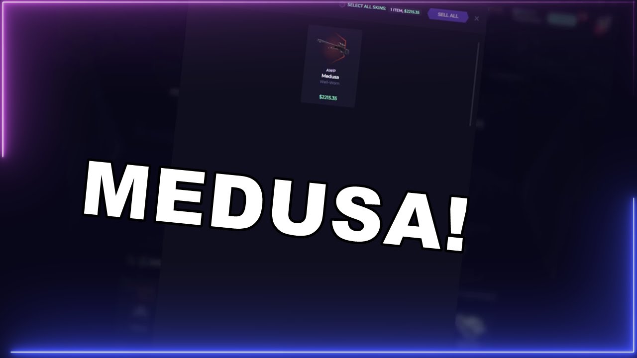 AMAZING MEDUSA WITHDRAW ON SKINCLUB!