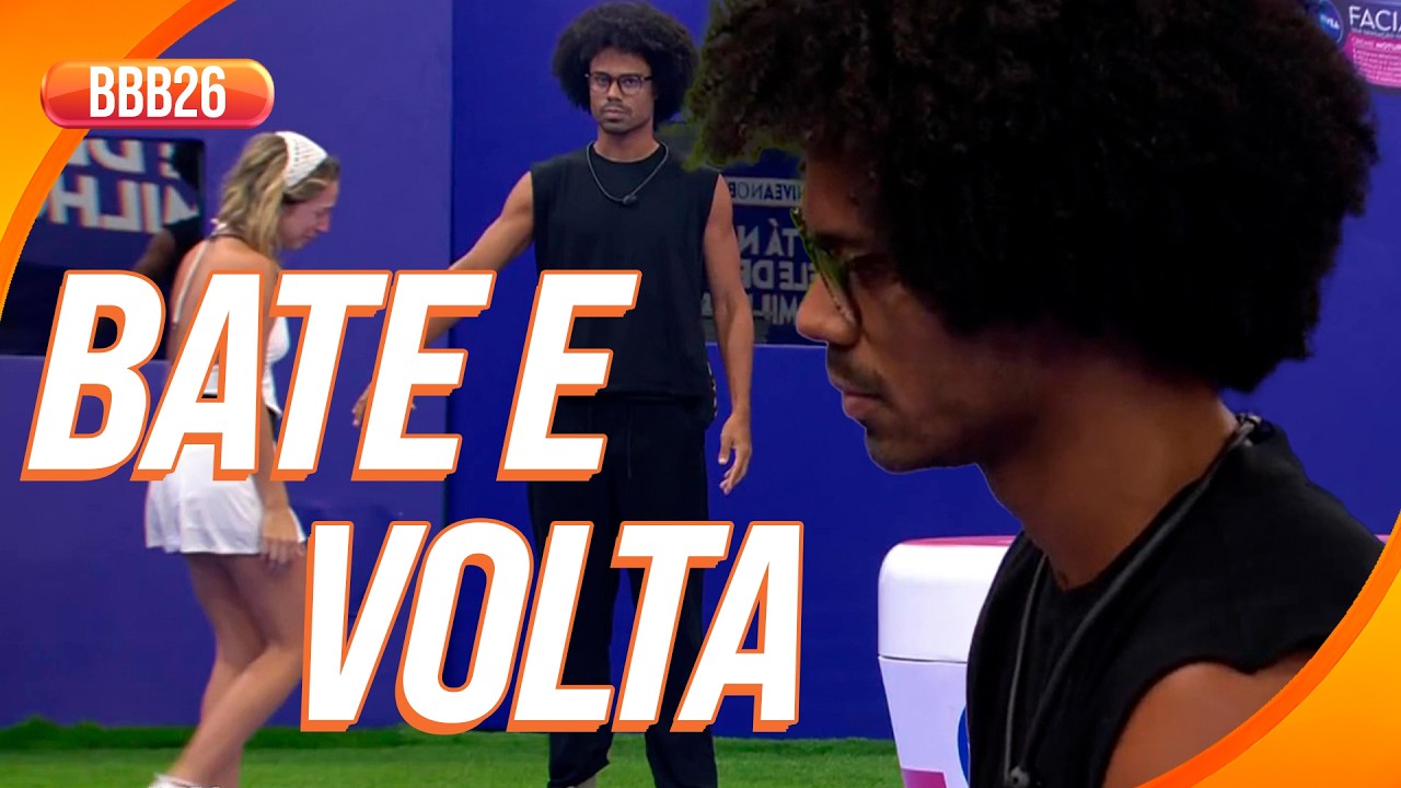 Breno se SALVA DO PAREDÃO e Samira CHORA ao perder Prova Bate e Volta | BBB 26