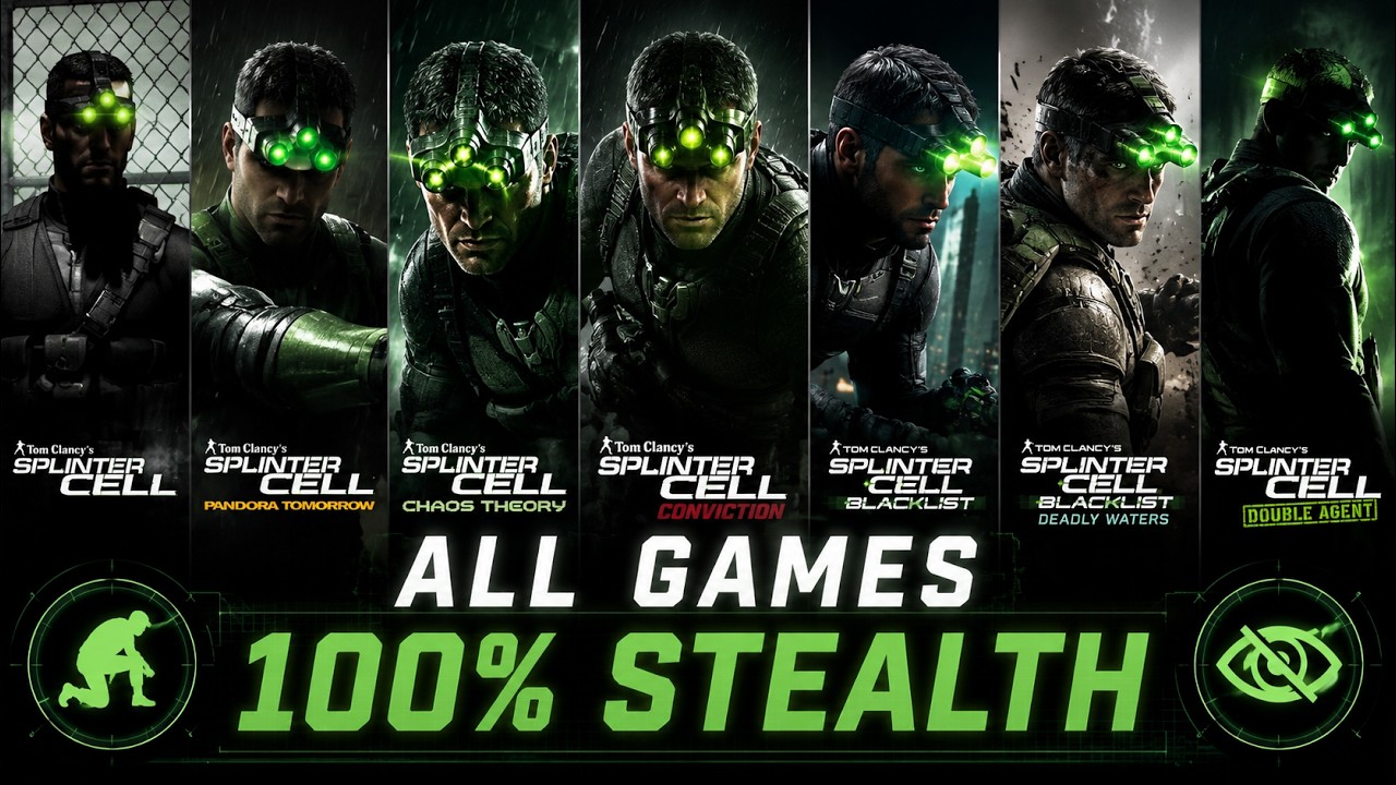 Splinter Cell All Games 100% Stealth Walkthrough