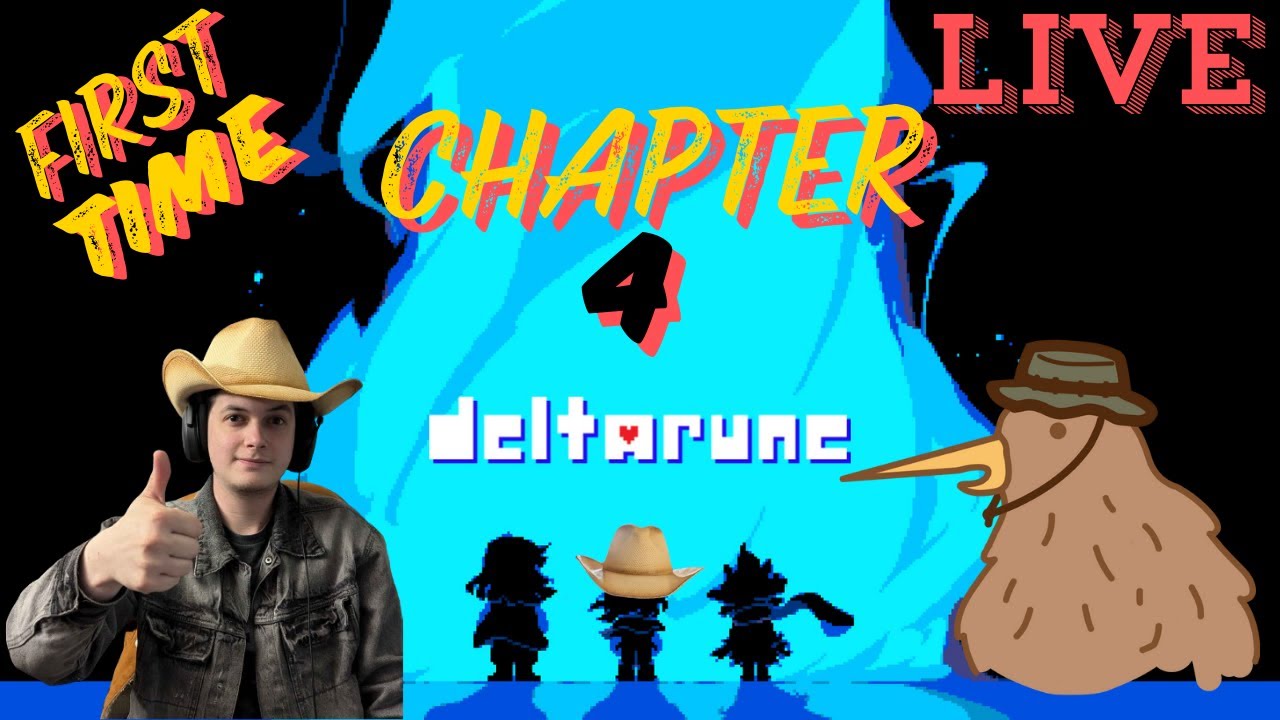 Deltarune chapter 4 for the first time come say hi