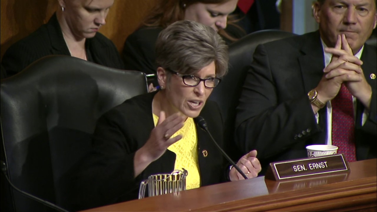 Senator Ernst Discusses Fix to Expand Consumer Access to E15 Ethanol