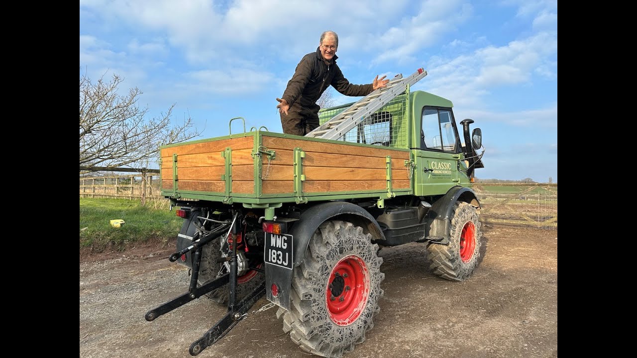 Unimog 421: making a headboard/ladder rack