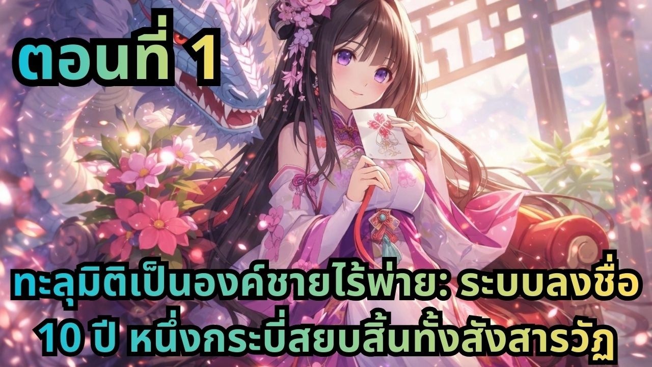 ตอนที่ 1|ทะลุมิติเป็นองค์ชายไร้พ่าย: ระบบลงชื่อ 10 ปี หนึ่งกระบี่สยบสิ้นทั้งสังสารวัฏ
