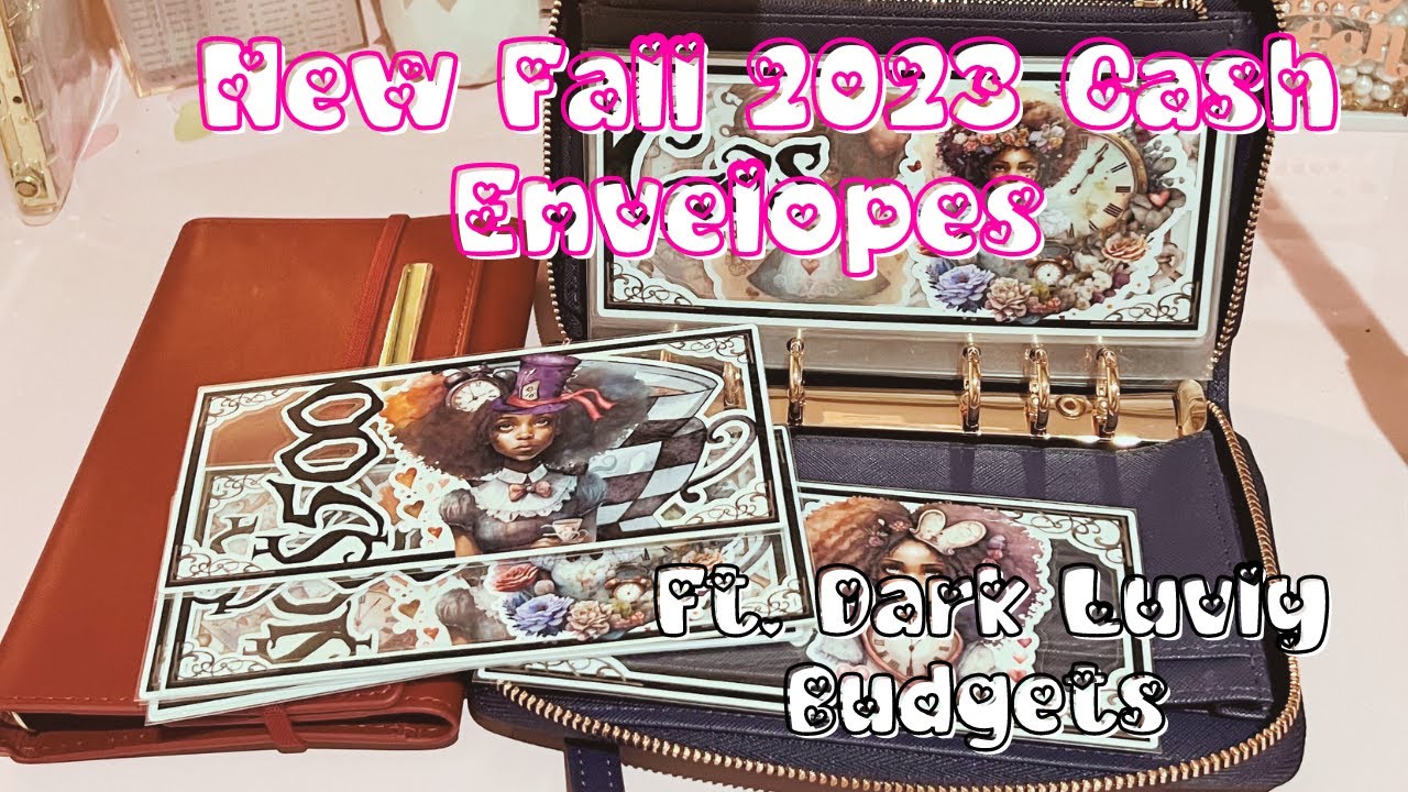 My New Fall Cash Envelopes 2023 | ft Dark Luvly Budgets