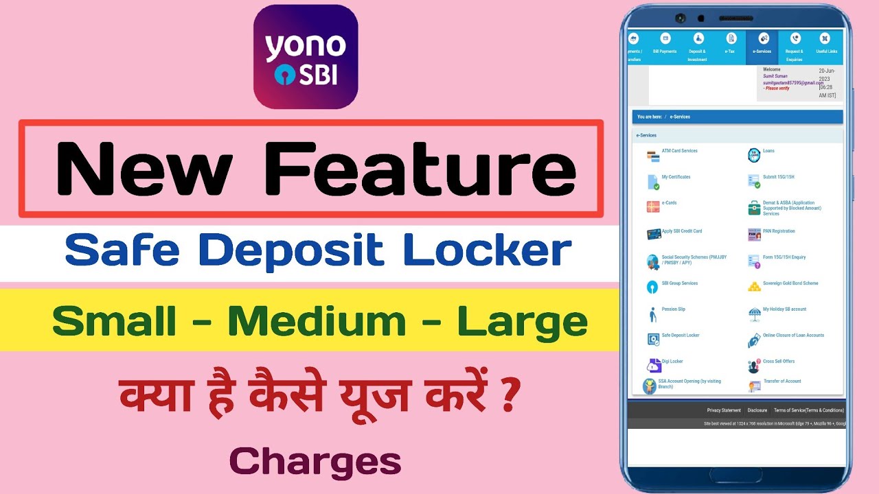 Safe Deposit Locker In SBI | What Is Safe Deposit Locker | Safe Deposit Locker Uses & Charges SBI |