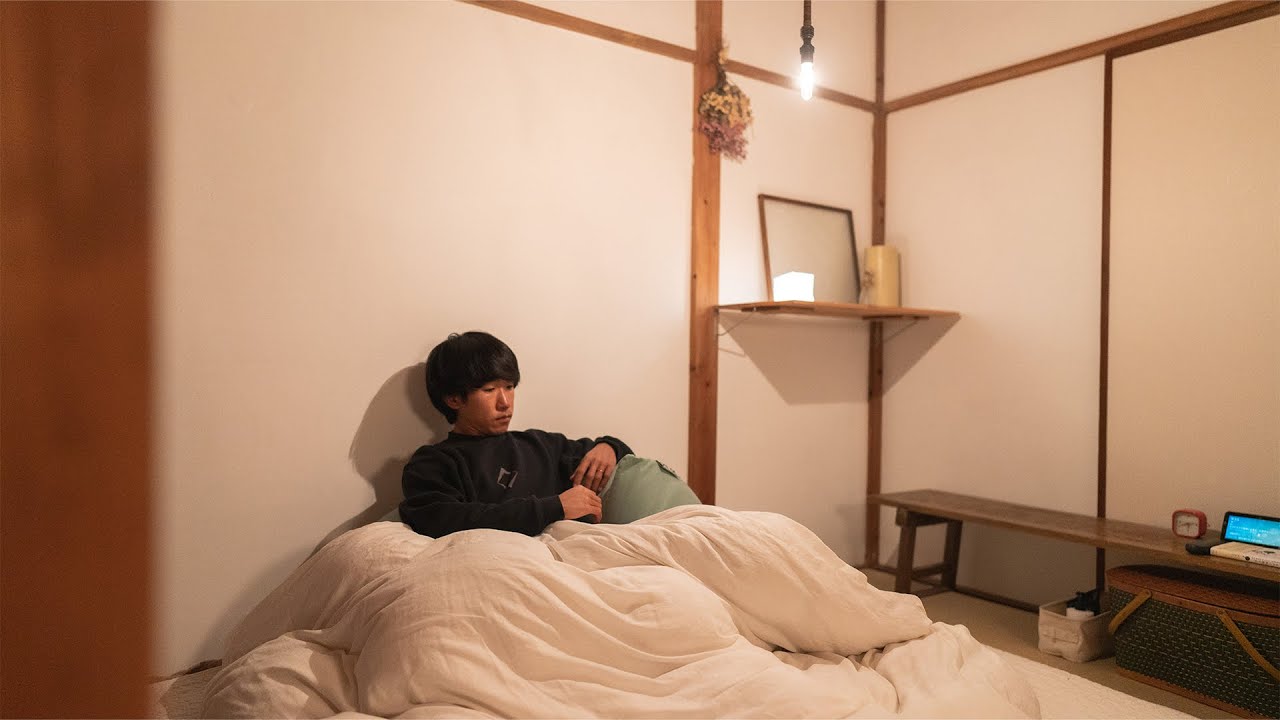 孤独な夜を過ごすナイトルーティン。【古民家で暮らす28歳の日常】
