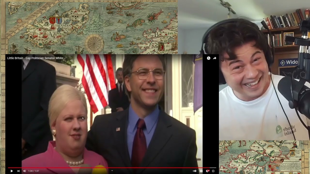 American Reacts Little Britain - Gay Politician Senator White