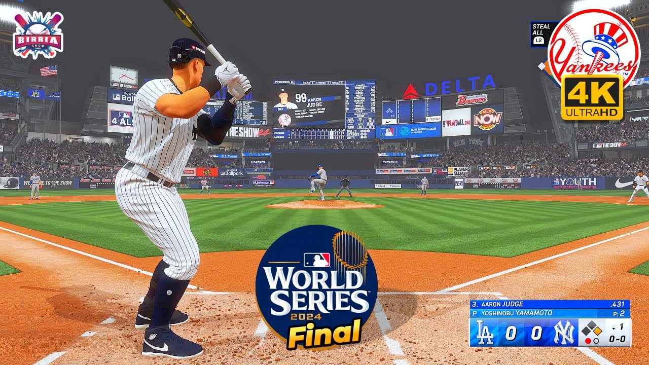 MLB The Show 24 «Нью-Йорк Янкиз» против «Лос-Анджелес Доджерс» | Финал Мировой серии 2024 | Геймп...