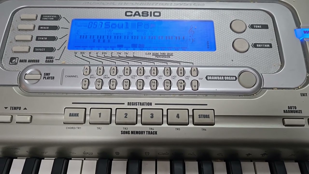 CASIO WK-1800 all intros, fill ins/ variation fill ins, endings Pops rhythms