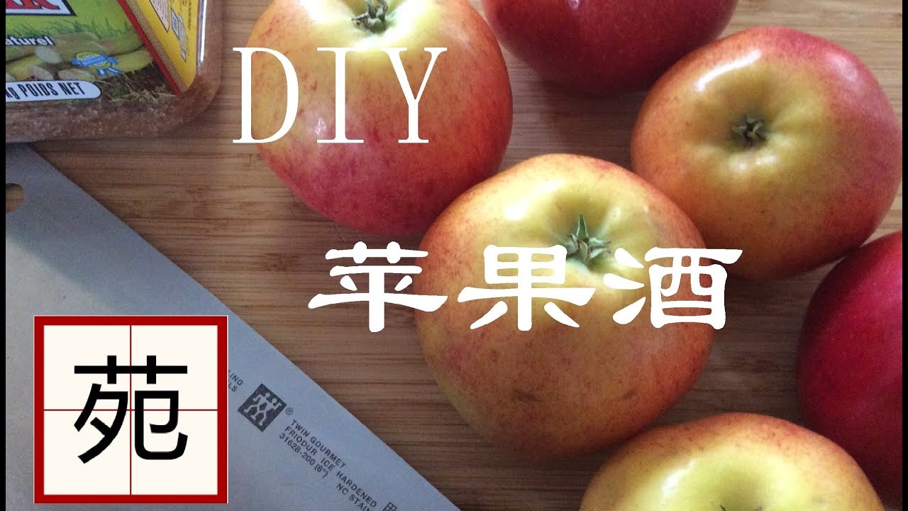 DIY apple enzyme  /  cider wine（apple wine)   自制苹果酵素/苹果酒