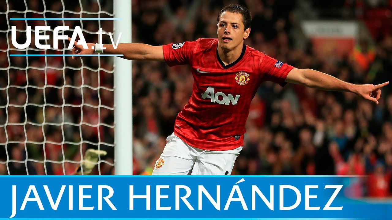 Hernández goal for Manchester United in UEFA Champions League