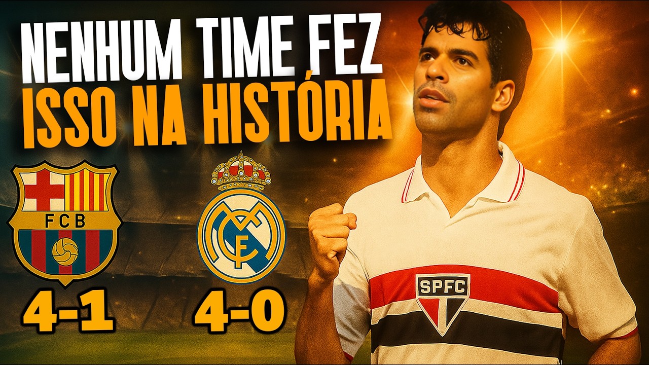 São Paulo 1992: Quando Fizemos HISTÓRIA contra REAL MADRID e BARCELONA
