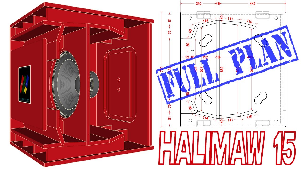 HALIMAW VARIANT 2021 | Bandpass Subwoofer BPd115