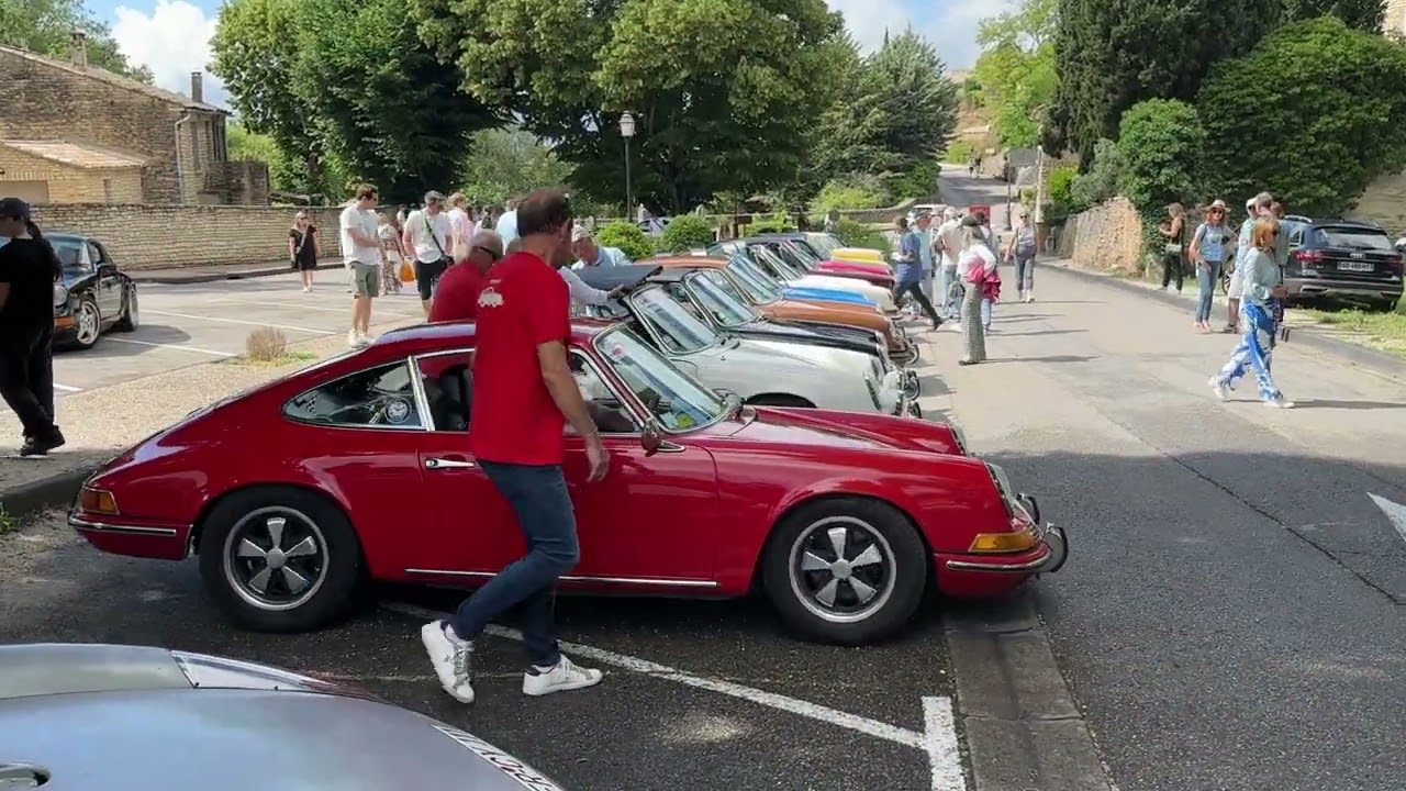 F&ecirc;te des Classics  2023 Gordes Porsche 911  et 904