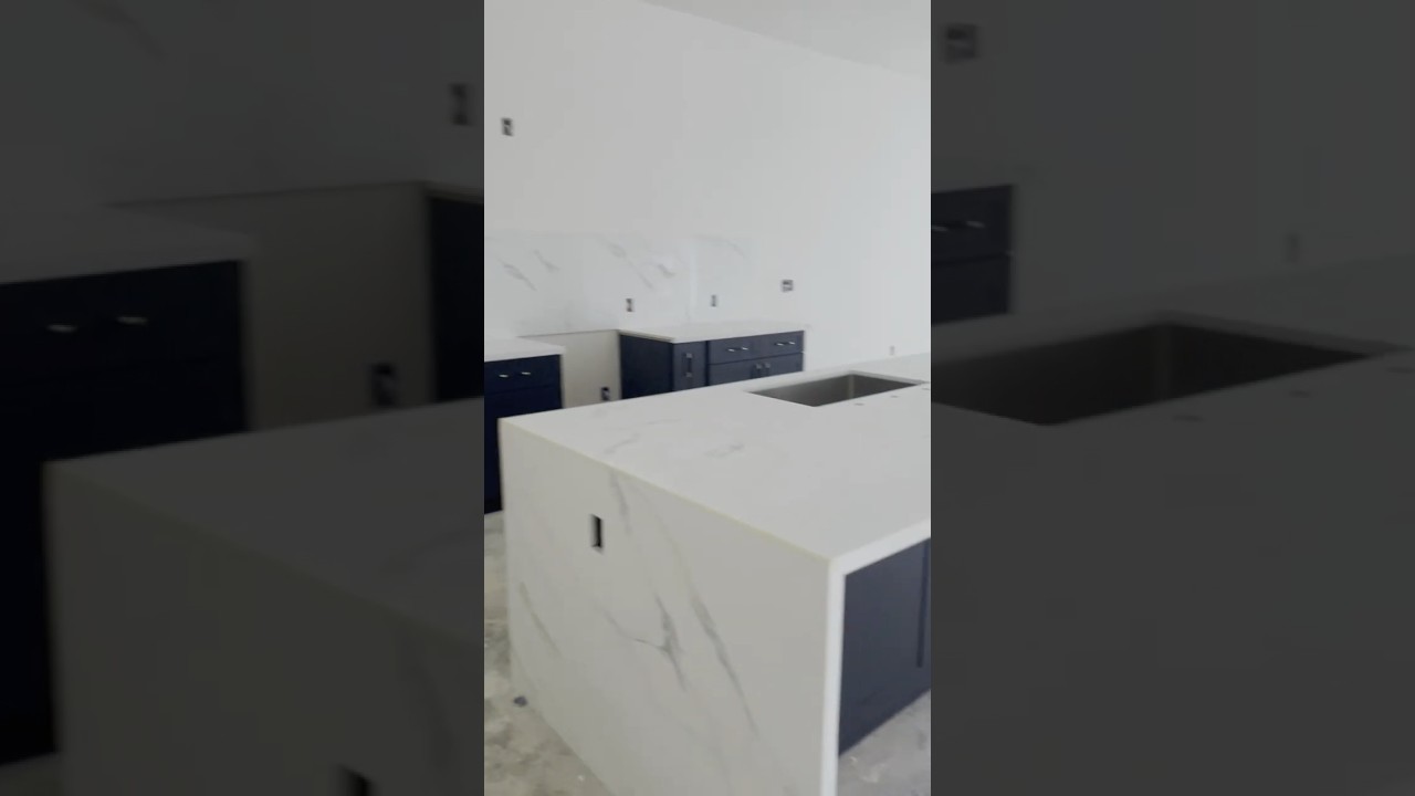 Elevated Living Starts in the Kitchen | Navy Cabinets | Quartz