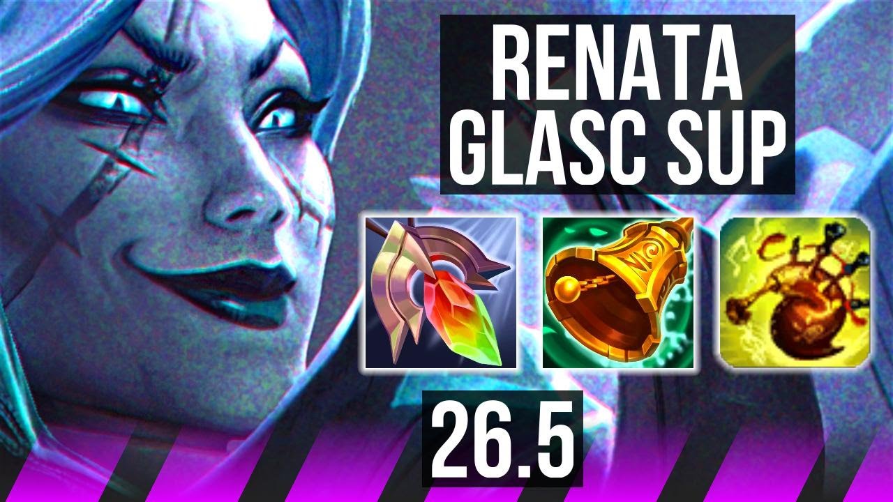 RENATA GLASC & Twitch vs ALISTAR & Corki (SUP) | Good KDA: 1/1/21 | EUW Challenger | 26.5