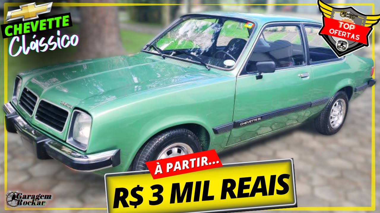 CHEVETTE PRA REFORMA BARATO a VENDA [À PARTIR DE 3 MIL] Top Ofertas Rockar #chevettebarato #classico