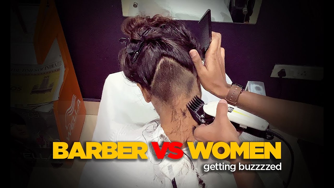 UNDERCUT Experience | Indian women gets a barbershop haircut