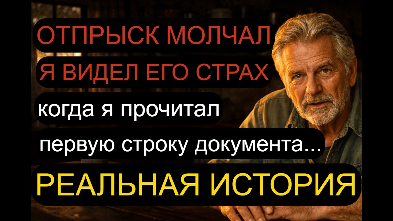 Когда я увидел эти бумаги на кухне, стало ясно: в моей семье что-то скрывают...